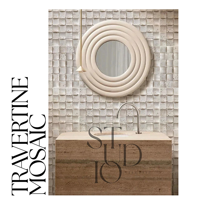 Travertine Mosaic R1